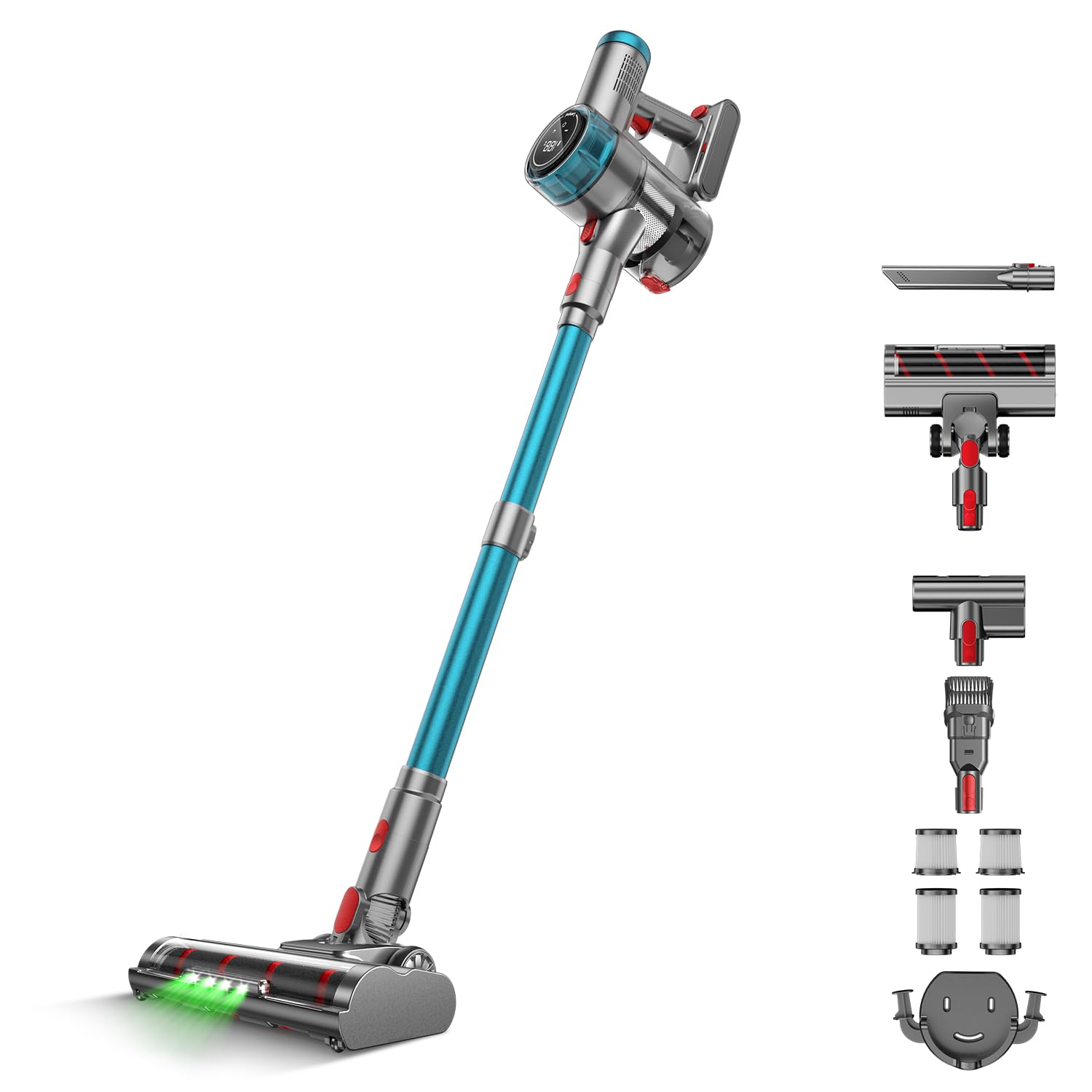 Amazon | 掃除機 コードレス【85Kpa真の強力吸引・自立式ブラシヘッド